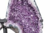 Purple Amethyst Wings on Metal Stand - Large Points #209257-7